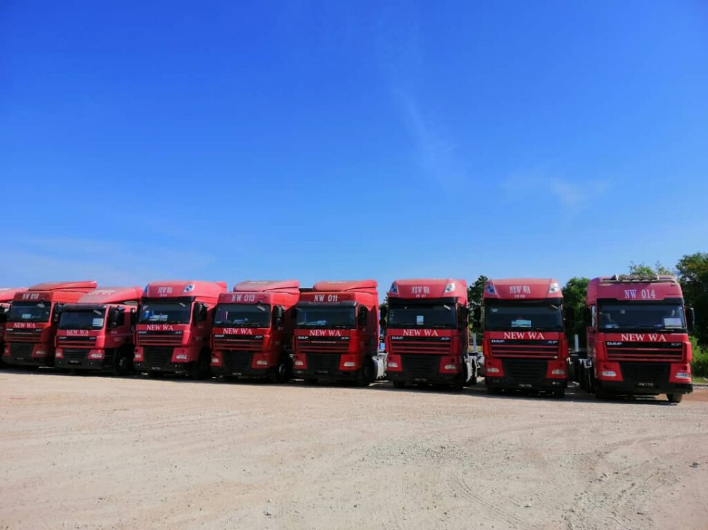 logistics cargo lorry