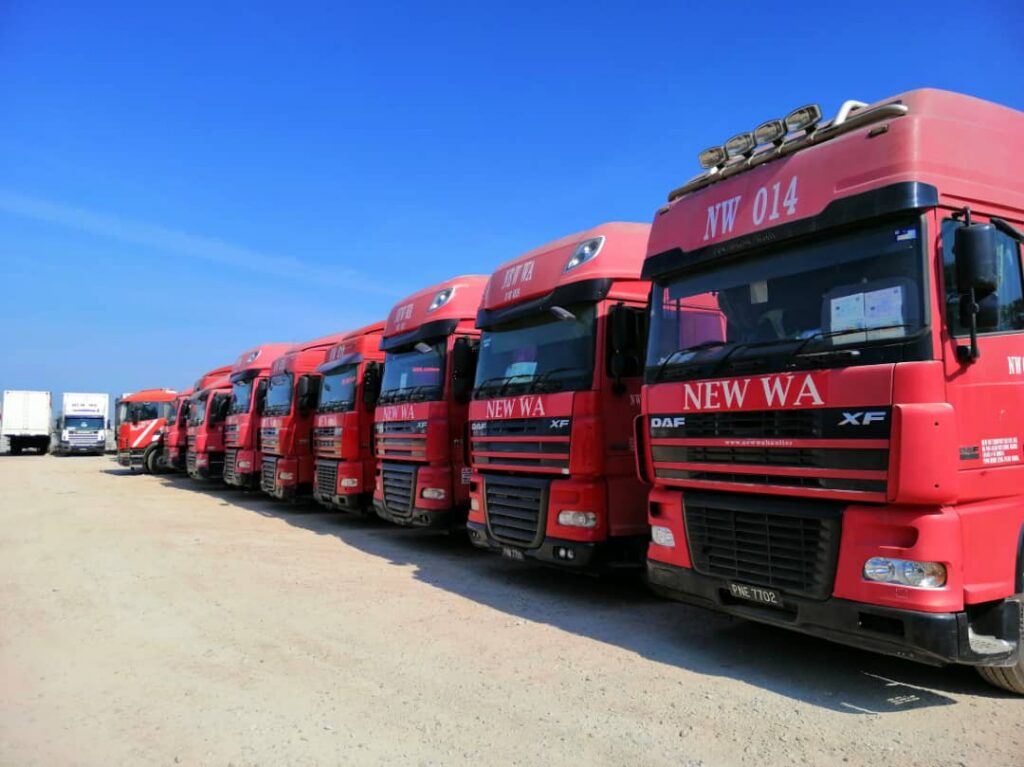 logistics lorry